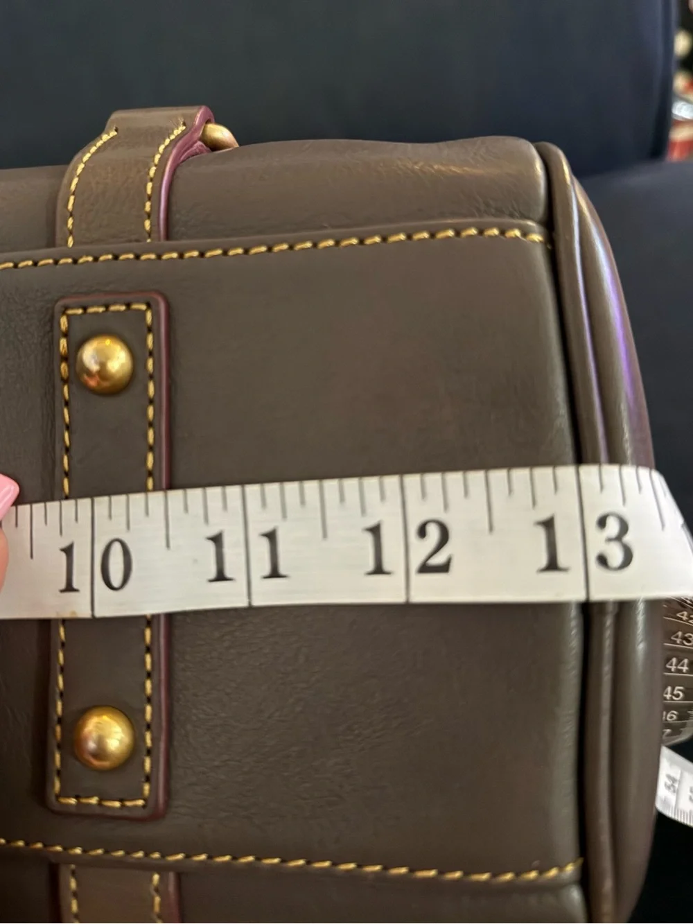 Dooney & Bourke Large Florentine Satchel in Slate